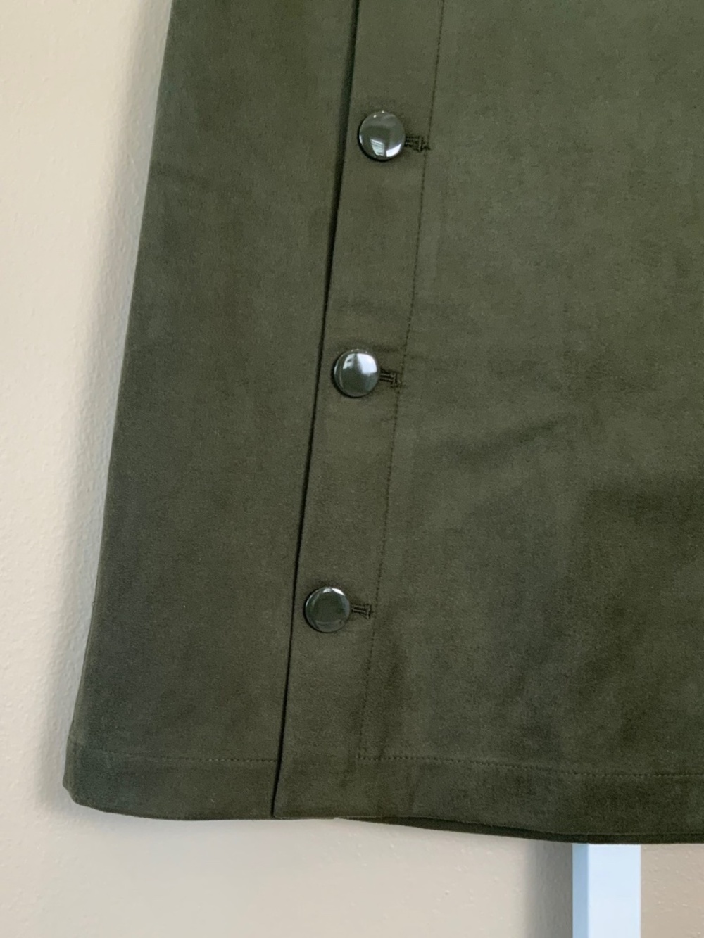 LOFT Faux Suede Sailor Shift Skirt - Picture 8 of 16